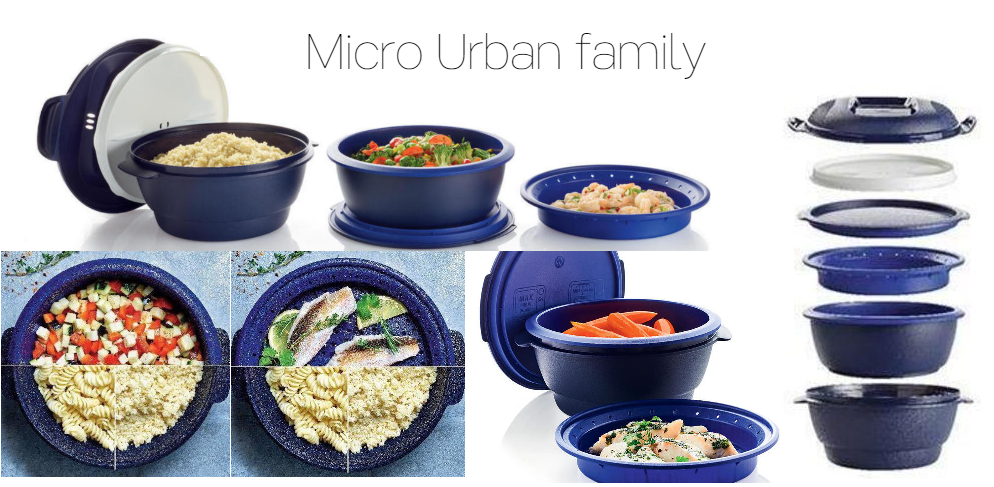 Cuiseur vapeur micro-ondes, Micro Urban family, 3L